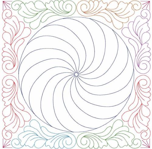 More information about "Quilt block for pillow free embroidery design"