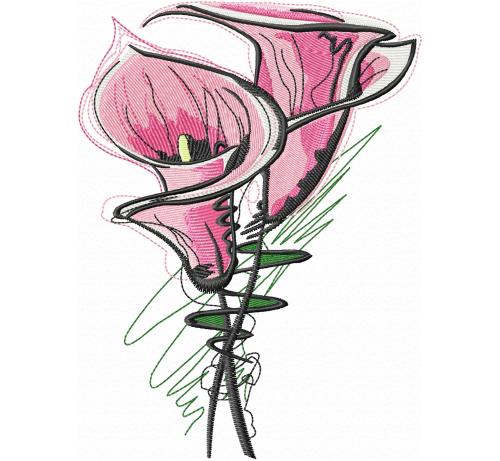 More information about "Fleur artistique anthurium free embroidery design"