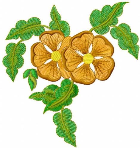 More information about "Tropaeolum free embroidery design"