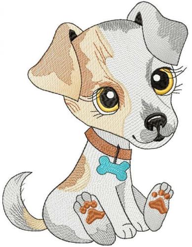 More information about "My four legged friend free embroidery design"