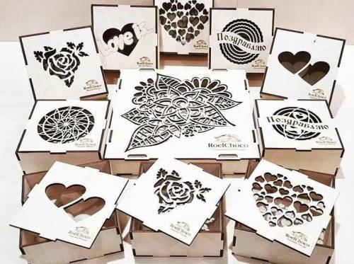 More information about "Boxes for sweets free laser cut files"