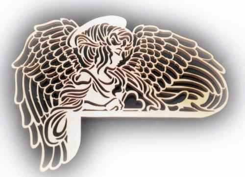 More information about "Angel free laser cut file"