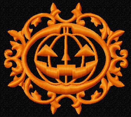 More information about "Halloween pumpkin free embroidery design"