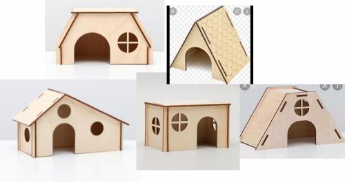 More information about "House for hamster free laser cut file"
