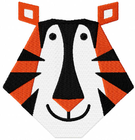 Tiger cub free embroidery design