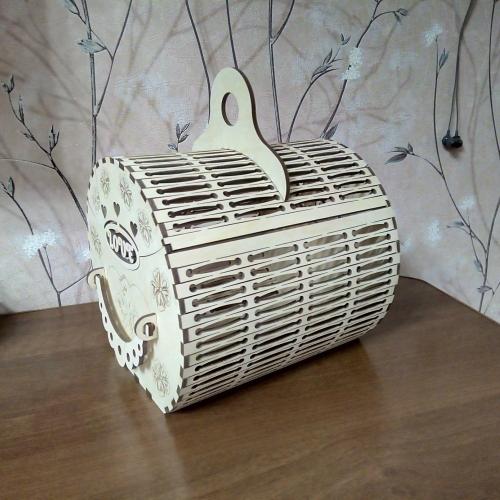 More information about "Basket for picnic free laser cut file"