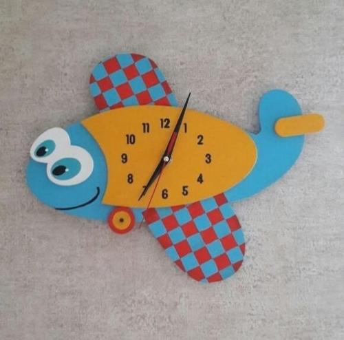 More information about "Plane clock free laser cut file"