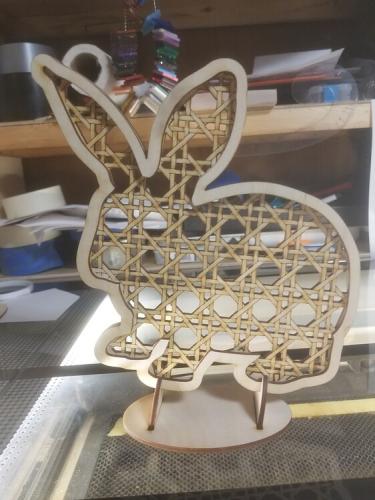 More information about "Rattan score design bunny free laser cutting file"