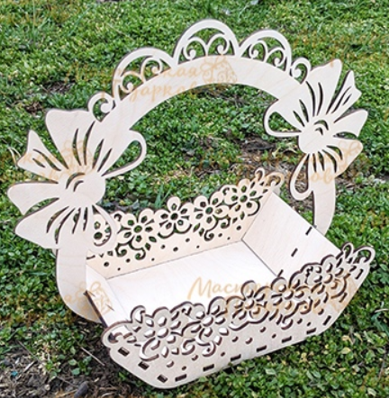 More information about "Basket for gifts free laser cutting file"