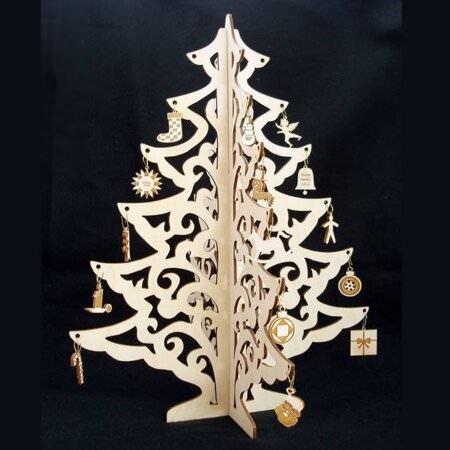 More information about "Christmas tree with toys free laser cutting file"