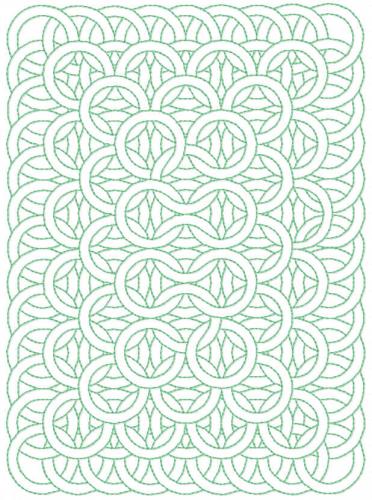 More information about "Geometric pattern decor free embroidery design"