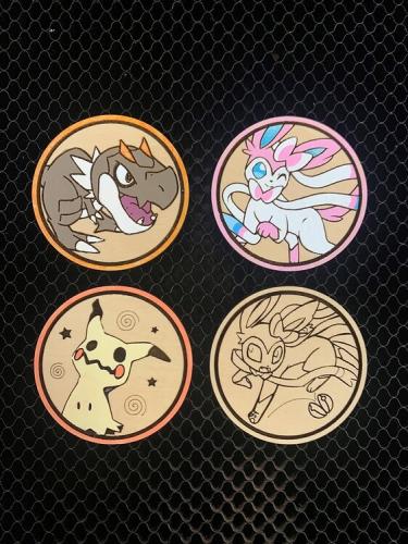 More information about "Pokemon badges free laser cut files"