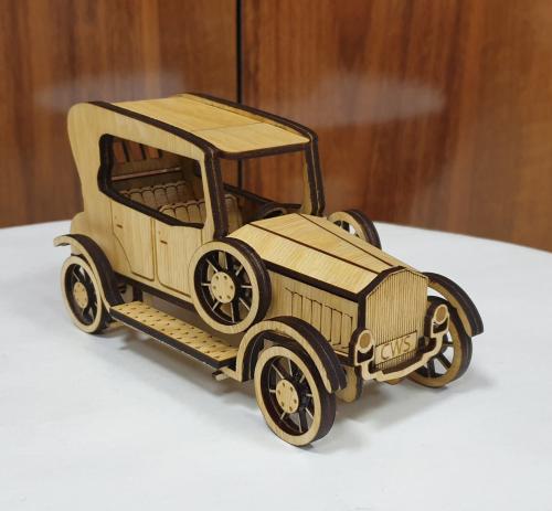 More information about "Retro car free laser cut file"