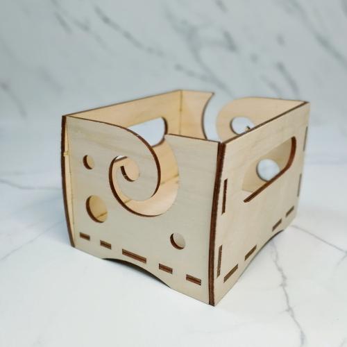 More information about "Yarn holder box free laser cut file"