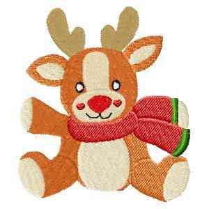 Reindeer free embroidery design