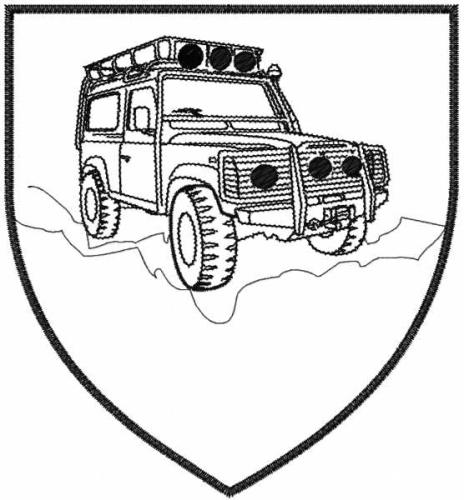 More information about "Jeep badge free embroidery design"