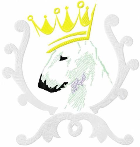 More information about "White bear king free embroidery design"