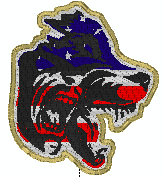 USA freedom guy free embroidery design