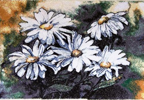 More information about "Chamomile field photo stitch free embroidery design"