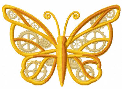 Transform Your Projects with the Mechanical Butterfly Free Embroidery Design