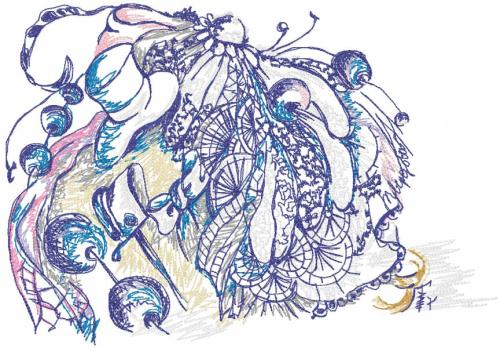 More information about "Theater Fantasy Free Embroidery Design: Unleash Your Inner Thespian"