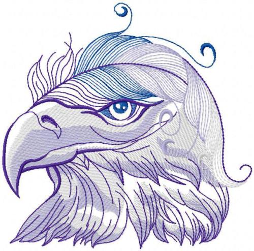 More information about "Tattered eagle free embroidery design"