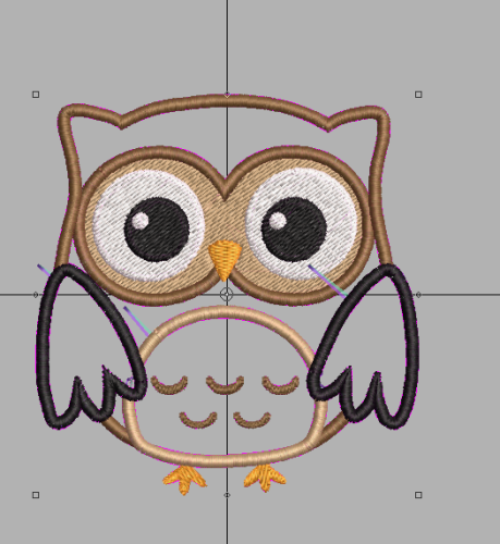 More information about "OWL Applique free embroidery design"