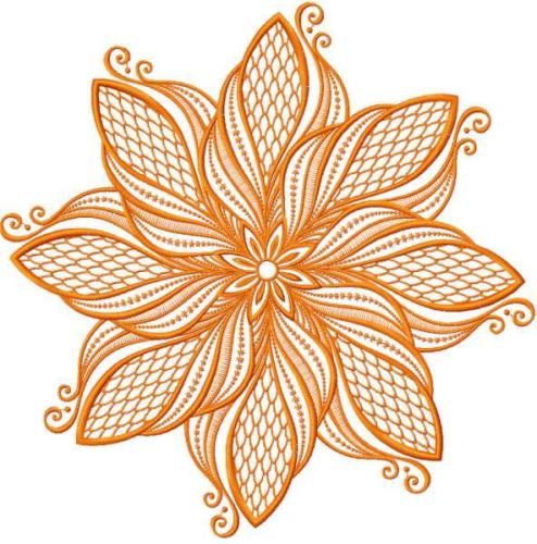 More information about "Ornamental flower free embroidery design"