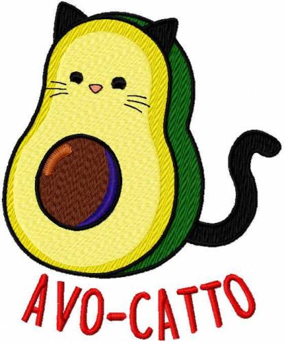 More information about "Avo catto free embroidery design"