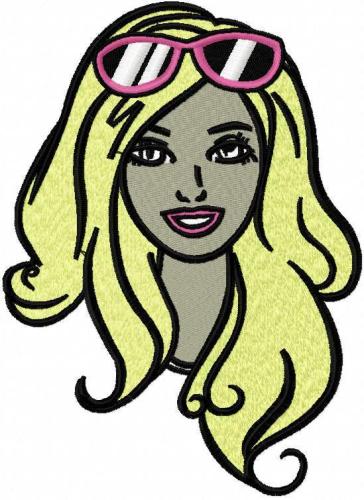 More information about "Barbie free embroidery design"