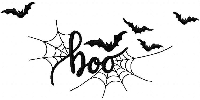 Boo net free embroidery design