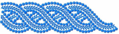 More information about "Winter swirl border free embroidery design"