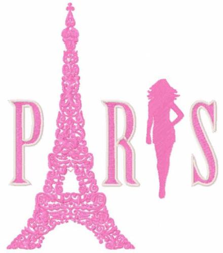 More information about "Pink Paris free embroidery design"