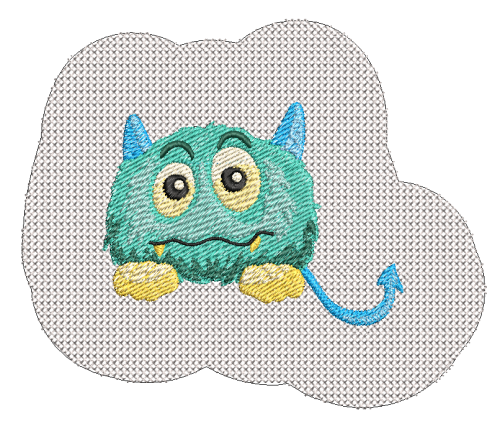 More information about "Funny monster free embroidery design"