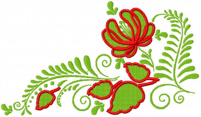 Gzel decoration free embroidery design