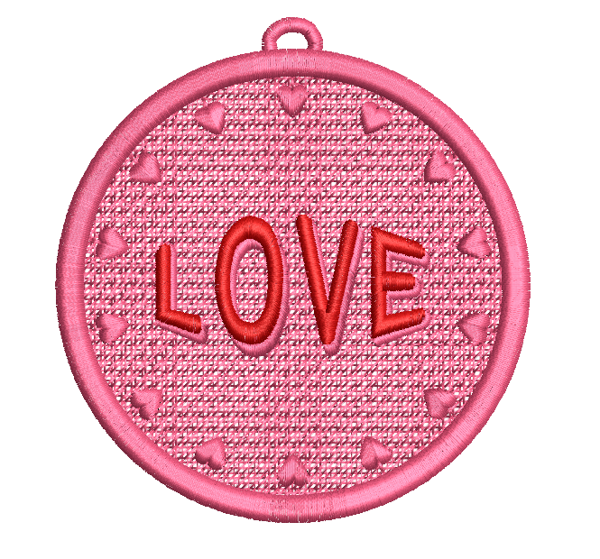 LACE PENDANT free embroidery design