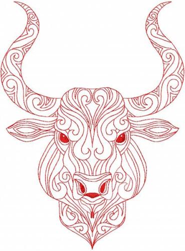 More information about "Red bull free embroidery design"