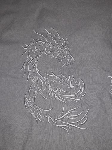 Stunning Blue Dragon Embroidery Design - Unleash Creativity!