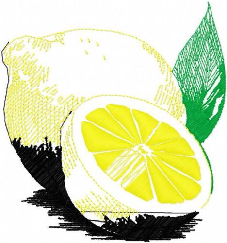 More information about "Lemon free embroidery design"