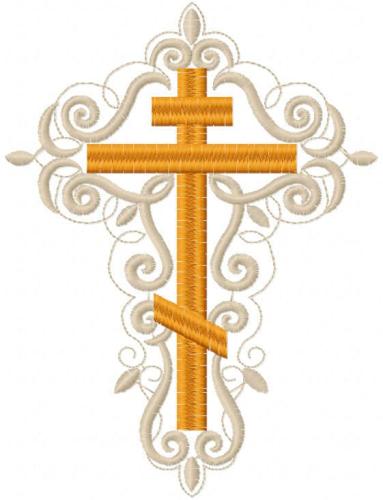 More information about "Big cross free embroidery design"