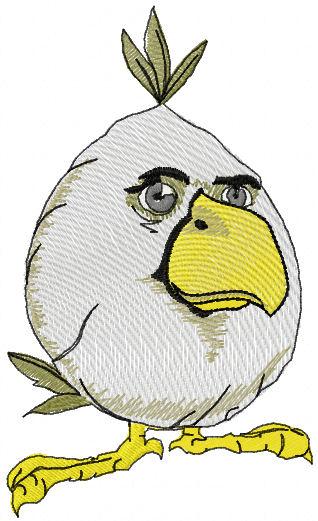 Angry birds egg beater free embroidery design