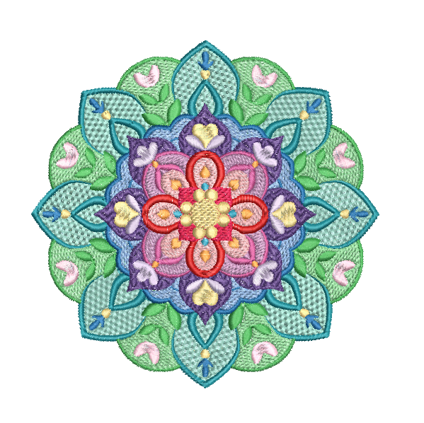 Mandala free embroidery design