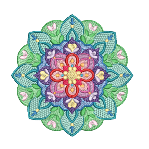 More information about "Mandala free embroidery design"