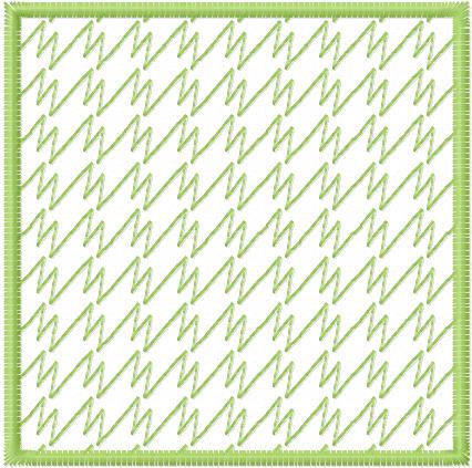 Square decor free embroidery design 1