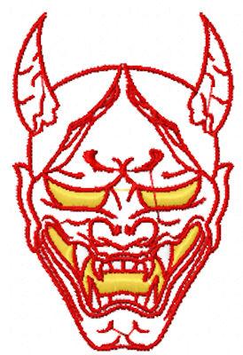 Demon free embroidery design