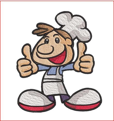 More information about "Male CHEF free embroidery design"