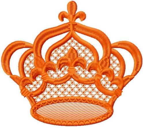 More information about "Crown vintage free embroidery design"