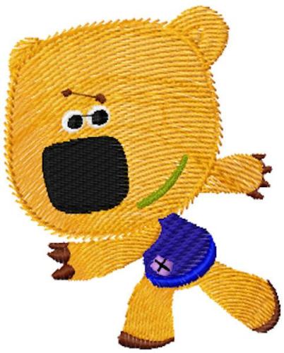 More information about "Dancing bear free embroidery design"