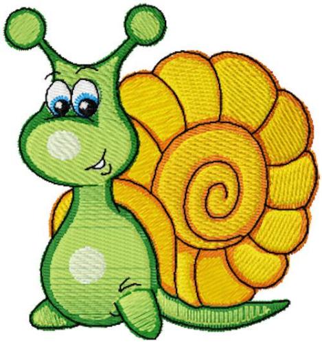 More information about "Cute snail free embroidery design"