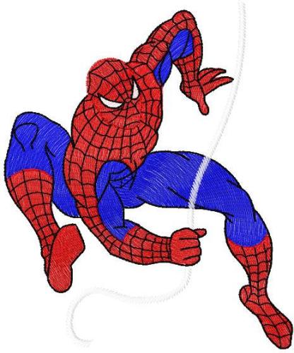 More information about "Spiderman free embroidery design"